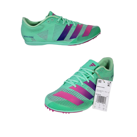 New Adidas Men\'s Distancestar Track Spikes GV9078 Size 9.5, no spikes main image 4